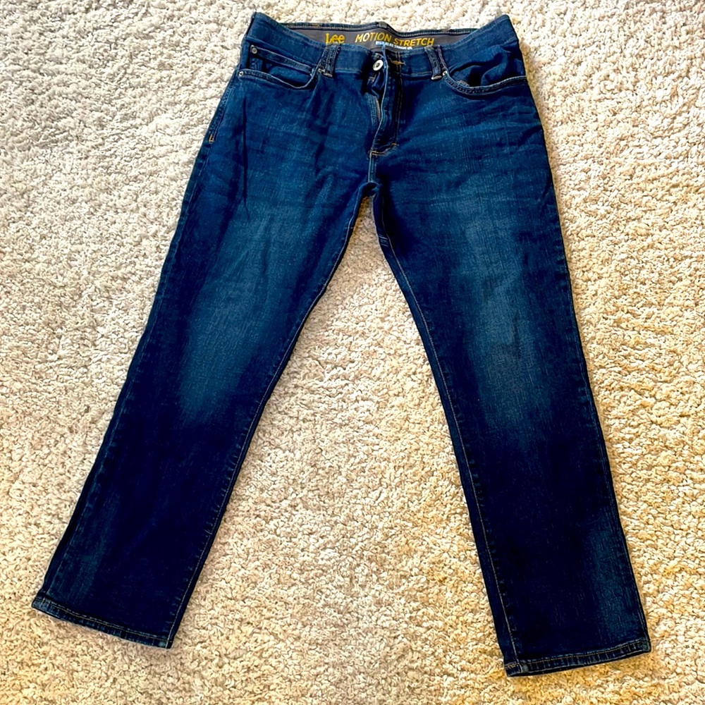 Men’s Lee jeans motion stretch regular fit straight leg size 36 x 30